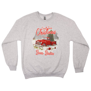 Small Town Christmas Sweatshirt (Ash Gray)