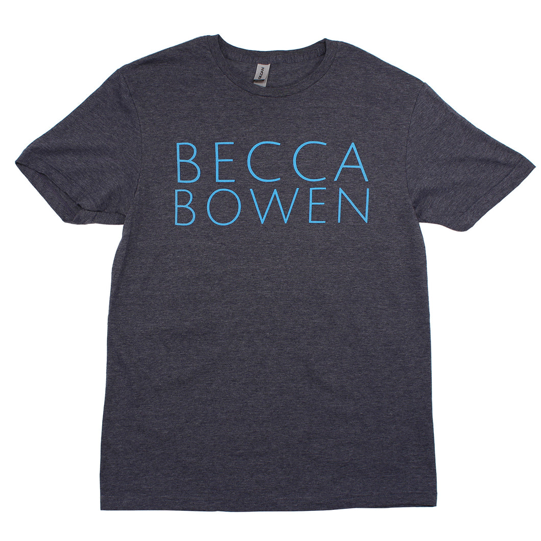 Becca Bowen Logo Tee (Navy Heather)